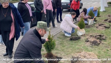 Еще одна аллея выпускников появилась в Лунинце