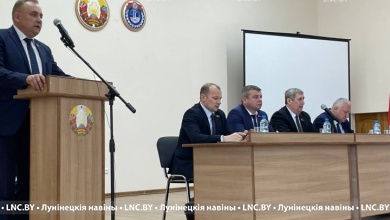 Михаил Русый встречается с коллективом ОАО "Полесьеэлектромаш" в Лунинце