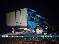 Авария с тремя грузовыми автомобилями произошла в Брестской области