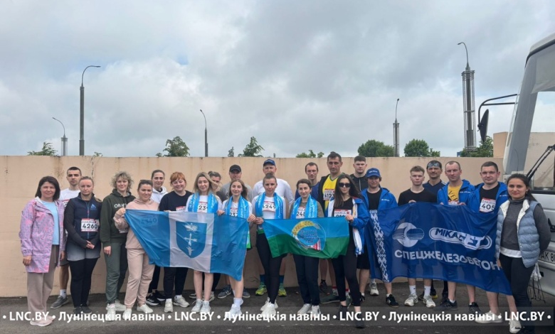 Забег "Первых" объединил жителей Лунинецкого района