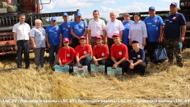 Подарки для хлеборобов: встреча с работниками «Хвоецкого»