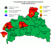 На пожарах за сутки погибло два человека в Брестской области 