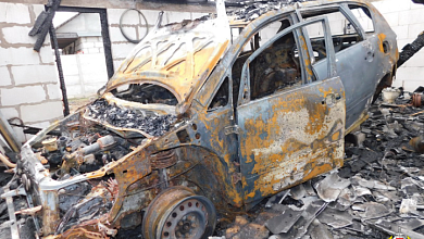 В гаражной мастерской сгорела машина заказчика. Ущерб оценили в 15 тысяч рублей