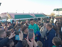 Настоящий праздник футбола устроили в Лунинце. Фоторепортаж