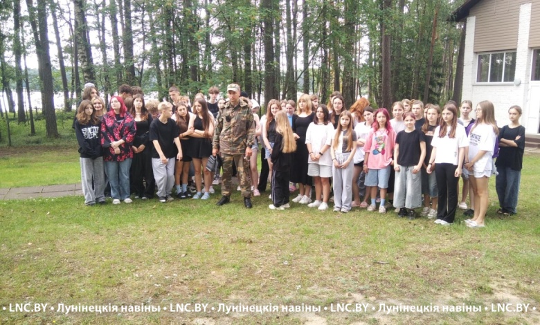 Правовая беседа с экологическим уклоном в детском лагере «Спутник» 