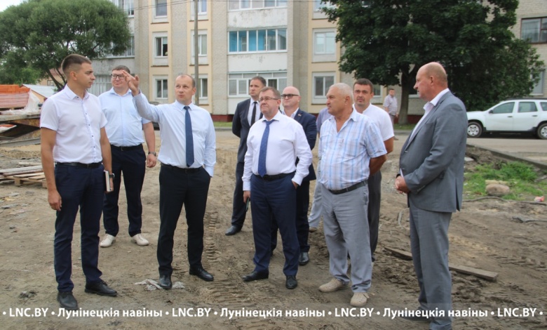 Реконструкция школы в Лунинце под контролем руководства Брестской области