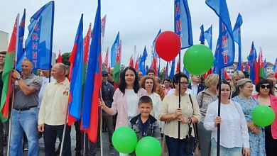 Дня Независимости Беларуси в Микашевичах. Фоторепортаж 