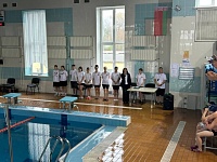 Областные соревнования по плаванию проходят в Лунинце