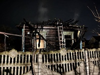 Мужчина погиб при пожаре в Лунинце 