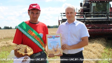 Первого водителя-тысячника чествовали в Лунинецком районе