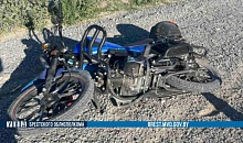 Мужчина не справился с мопедом и отправился в больницу в Пружанском районе