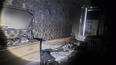 В Микашевичах произошел пожар в общежитии