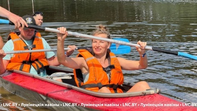 Байдарочники лунинецкой команды участвуют в соревнования в рамках «Прибужье – 2025»