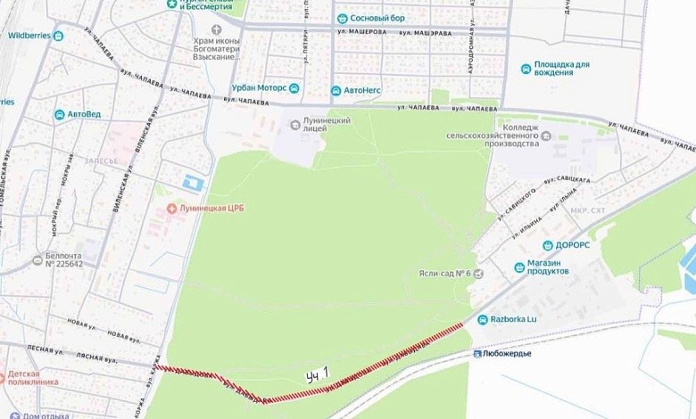 Перекрыли улицу Давыдова в Лунинце. Как проехать?  