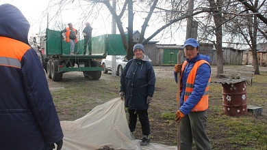В Микашевичах наводят чистоту