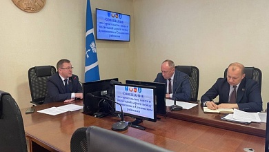 В Лунинце проходит совещание по строительству моста