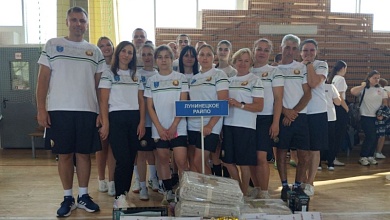 С победой вернулась из Малориты команда Лунинецкого райпо