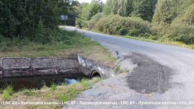 До беды недалеко | Опасный поворот в Лунинецком районе
