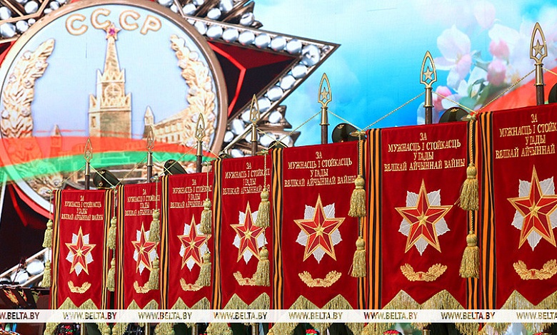Вымпелом "За мужество и стойкость в годы Великой Отечественной войны" награждены шесть городов Беларуси