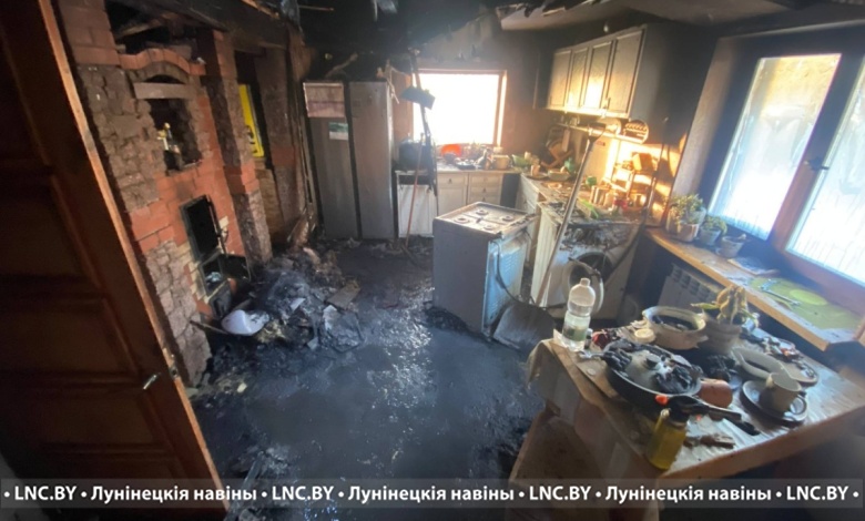 Пожар в Микашевичах, гибель в Лунинце