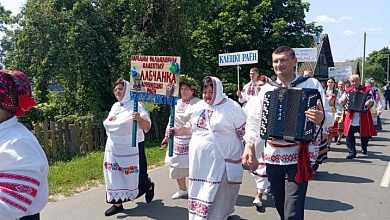 Лунінчане прынялі ўдзел у свяце фальклорнага мастацтва ў Ганцавіцкім раёне