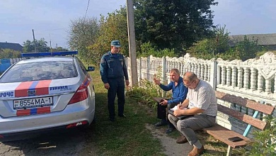 «Зеленый щит» продолжают отрабатывать спасатели в Лунинецком районе