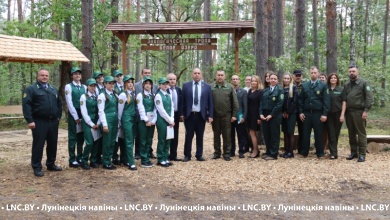 Открытие экологической тропы «Белое озеро» состоялось в Лунинецком районе