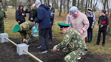 Акцию «Дерево Победы» провели в агрогородке Велута