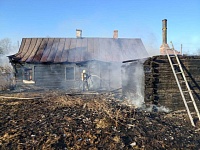 Баня, хозпостройка и нежилой дом горели в Лунинецком районе