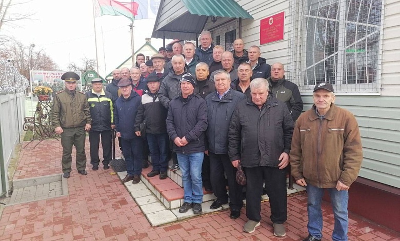 Ветераны пограничной службы провели собрание в Лунинце