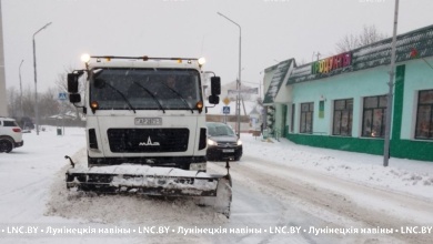 План "Погода" из-за снегопада введен в районах Брестской области