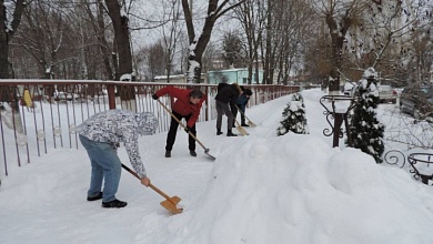 Акцию "Чистый город" провели учащиеся политехнического колледжа Лунинца
