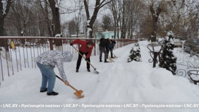 Акцию "Чистый город" провели учащиеся политехнического колледжа Лунинца