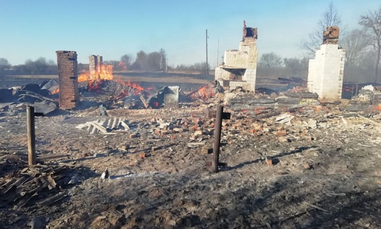 От 12 домов осталось пепелище в Брестской области