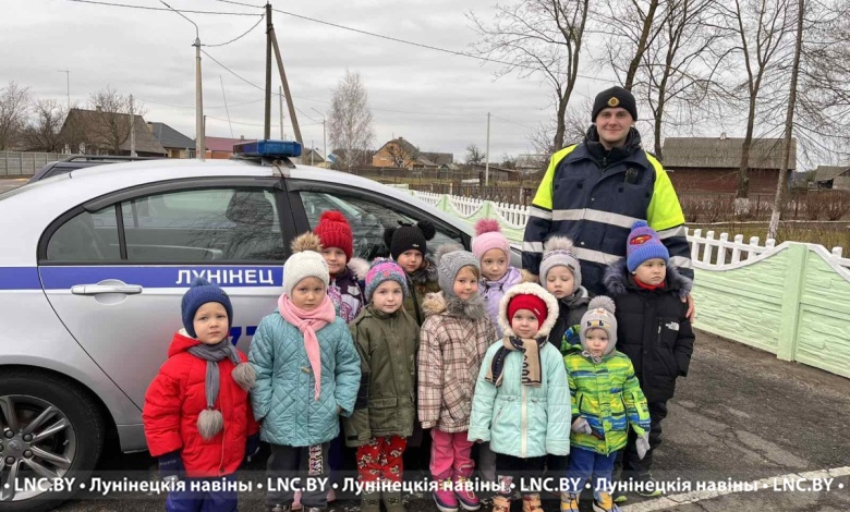 Начались каникулы! Сотрудники ГАИ обращают внимание на безопасность в Лунинецком районе!