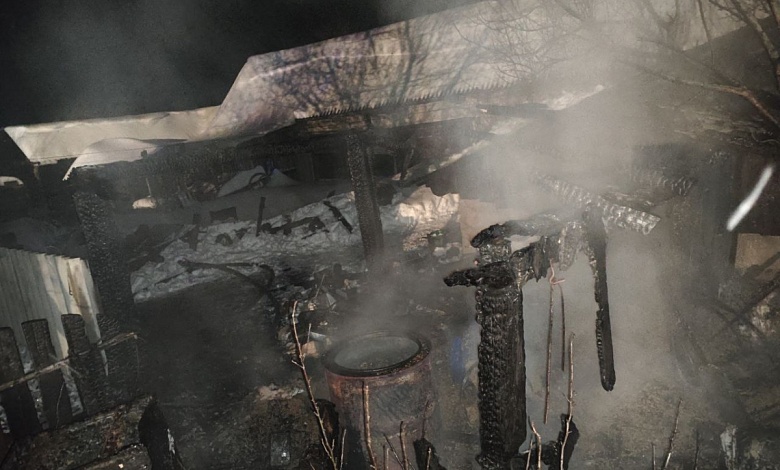 10 января произошел пожар в агрогородке Дворец Лунинецкого района