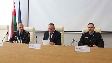 Коллективу Лунинецкого РОВД представили нового заместителя начальника