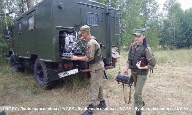 Связисты учатся в полевых условиях