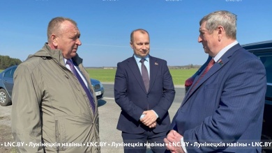 Михаил Русый в рамках рабочей поездки посетил Лунинецкий район