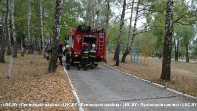 Учебная тренировка прошла в Лунинецком аграрном колледже