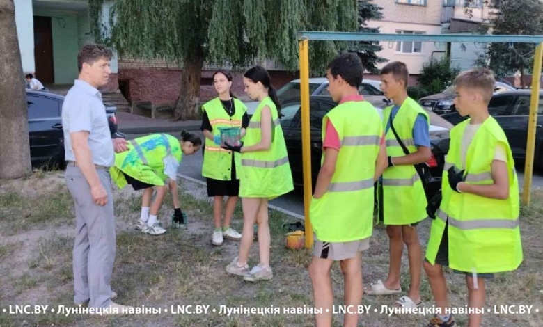Трудовой семестр в Лунинецком районе набрал обороты