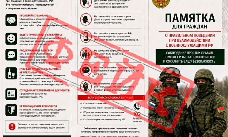 Враги запустили фейки от имени Министерства обороны Беларуси