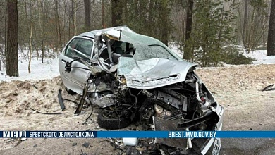 Лобовой удар! Жесткое ДТП произошло в Брестской области