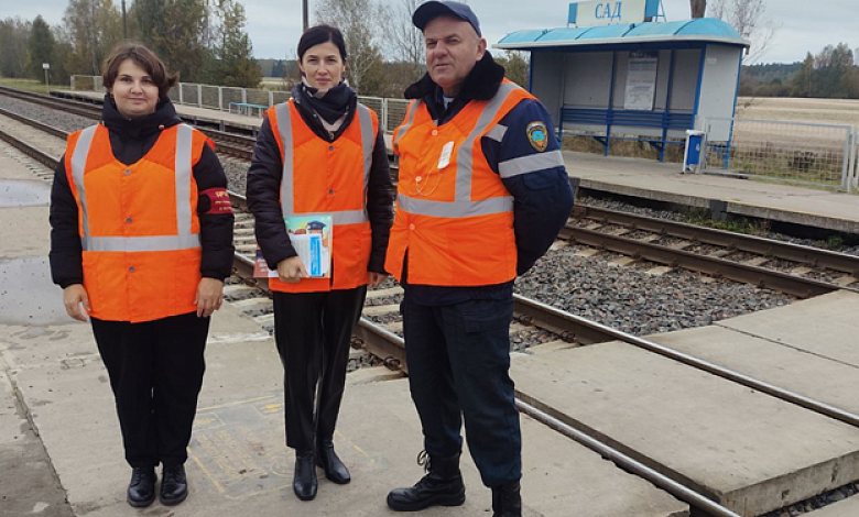 Профилактические мероприятия проводятся на железной дороге в Лунинецком районе
