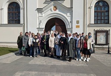 В монастырь отправились работники Лунинецкого райпо