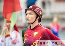 Уроженка Лунинца Ирина Ванюк выступает на чемпионате мира по пожарно-спасательному спорту