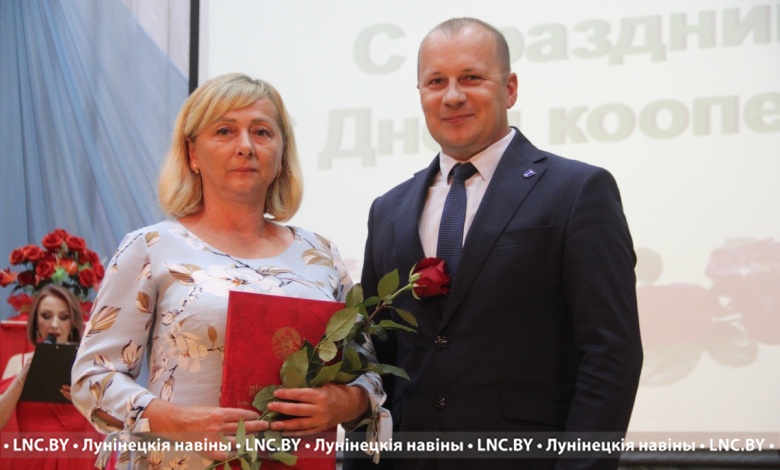 Лунинецкие кооператоры принимали поздравления