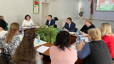 Опытом благоустройства поделились педагоги Лунинецкого района