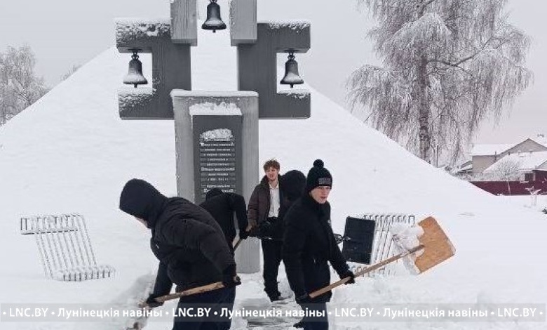 За дело дружно взялись активисты молодежного движения Лунинетчины