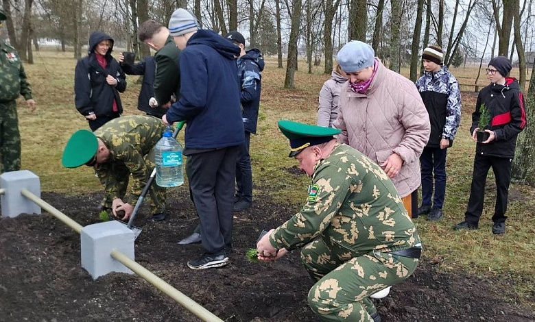 Акцию «Дерево Победы» провели в агрогородке Велута